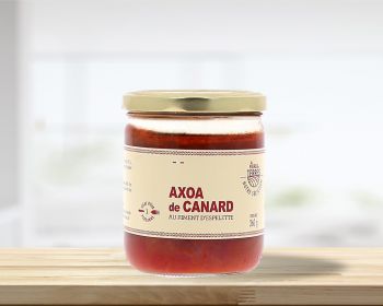 NOUVELLE RECETTE Axoa de Canard au piment d'Espelette - Bocal 360 g