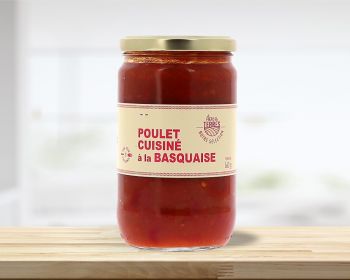 NOUVEAU Poulet cuisiné à la basquaise - bocal 660 g