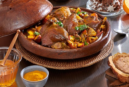 Tajine au confit de canard